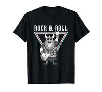 Chitarra Rock & Roll Viking Fun Style Maglietta