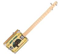 CHITARRA SCATOLA DI SIGARI ELETTRICA IN PIZZO - GRIZZLY - 3 CORDE