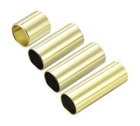 Chitarra Slide 28/51/60/70mm Acciaio Inox Slide Acustica Oro 4pz