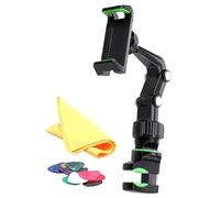 Chitarra Stand 360 Gradi Rotazione Clip Durabilità Morsetti Del Telefono Per Lo Streaming Prove E Tutorial Music Sheet Holder