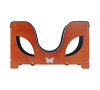 Chitarra Stand Hollow Out Chitarra Rack Barili Forma In piedi Strumento Musicale Holder Con Lato Liscio Per Ukulele Violino Rack