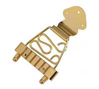 Chitarra Trapezio Cordiera Ponte Accordo Piastra Cromata Nero Oro Migliora Chitarra Elettrica Metallo(Gold)