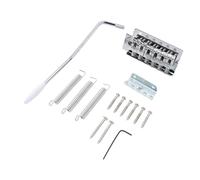 Chitarra tremolo bridge set vintage a sinistra gusta elettrica bridge tremolo in lega di zinco costruzione da 52,5 mm spaziatura a corda per chitarre St con push in tremolo braccio