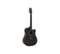 DIMAVERY STW-90 Chitarra Western, vintage nero