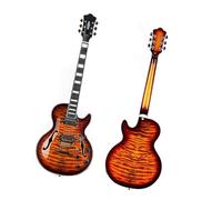 Chitarre Elettriche Adulti Chitarra Elettrica In Stile Vintage Con Pickup Single Coil Semi Hollow Body A Foro F