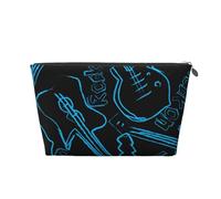 Chitarre rock, Borsa da toilette Borsa per trucco Borsa per cosmetici Borsa da toilette da viaggio portatile
