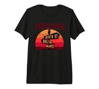 Chitarrista Blues e Rock Music Fan o Delta Blues Maglietta Premium