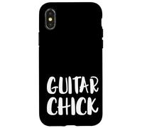 Chitarrista Chick Rock Jazz Blues Indie Musica Country Musicista Custodia per iPhone X/XS