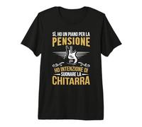 Chitarrista Divertente Ho Intenzione di Suonare La Chitarra Maglietta Premium