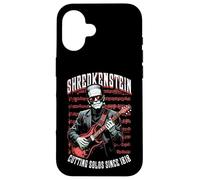 Chitarrista Frankenstein Shredkenstein Chitarra Elettrica Musica Custodia per iPhone 16