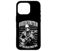 Chitarrista Frankenstein Shredkenstein Chitarra Elettrica Musica Custodia per iPhone 16 Pro