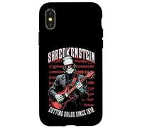 Chitarrista Frankenstein Shredkenstein Chitarra Elettrica Musica Custodia per iPhone X/XS