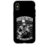 Chitarrista Frankenstein Shredkenstein Chitarra Elettrica Musica Custodia per iPhone X/XS