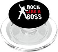 Chitarrista Solista Ritmico Rock Band Rock Like A Boss PopSockets PopGrip per MagSafe