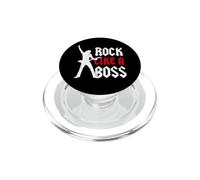 Chitarrista Solista Ritmico Rock Band Rock Like A Boss PopSockets PopGrip per MagSafe