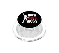 Chitarrista Solista Ritmico Rock Band Rock Like A Boss PopSockets PopGrip per MagSafe