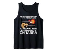 Chitarrista Strumento Musicale Regalo Suonare La Chitarra Canotta