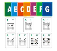 CHITARTA CORDI CARDA 49 FOCHI PREMIUM Art Paper 6 String Acoustic Electric Guitar Accordi Apprendimento Cards per Principianti INTERMEDIE INTERMEDE INSEGNANTI CHIETER MEMBRI