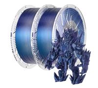 Chitu Systems Conjure Chameleon PLA Filamento per Stampante 3D, Filamento da 1,75 mm, Colore che Cambia con la Luce, Blu/Verde/Viola/Oro Galattico Lucido, 1 kg/2,2 libbre (A-Blu Galattico-2 kg)