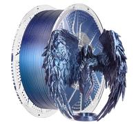 Chitu Systems Conjure Chameleon PLA Filamento per Stampante 3D, Filamento da 1,75 mm Galaxy Blu/Verde/Viola/Oro Lucido, Colore che Cambia con la Luce, 1 kg/2,2 libbre (A-Galassia Blu-1kg)