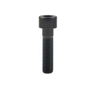 chiudere i bulloni, Confezione da 4 bulloni in titanio M10 passo 1,25/1,5 mm, esagono incassato multicolore, diverse misure(Black,50MM-M10 1.25)