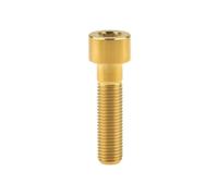 chiudere i bulloni, Confezione da 4 bulloni in titanio M10 passo 1,25/1,5 mm, esagono incassato multicolore, diverse misure(Gold,35MM-M10 1.25)