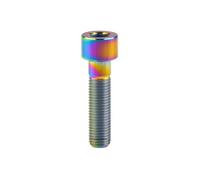 chiudere i bulloni, Confezione da 4 bulloni in titanio M10 passo 1,25/1,5 mm, esagono incassato multicolore, diverse misure(Rainbow,35MM-M10 1.5)
