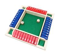Chiudere La Scatola di Dadi Gioco Da Tavolo di Legno Battiti Per Pub Regalo
