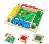 Chiudi Il Gioco Della Scatola, Chiudi Il Gioco Della Scatola 4 Giocatore,Giochi Da Tavolo Di Apprendimento Matematico Classico, Pub Di Festa Di Famiglia Divertenti Di Viaggio Per Adulti (#C)