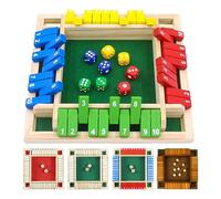 Chiudi Il Gioco Della Scatola - Scatola Da Gioco Di In Legno | Giocoo Di Da Tavolo Per 2-4 Giocatori | Giocoo Da Tavolo Per L'apprendimento Della Matematica | Intrattenimento Per Amici Di F