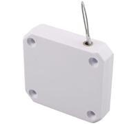 Chiudi-schermo scorrevole - Corda in acciaio da 1,2 m, retrattile automatico senza punzonatura, strumento di chiusura per porta tempesta, per la casa per bagno, camera da, sala studio