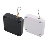 Chiudi Schermo Scorrevole - Strumento Di Chiusura Automatica Della Porta Anti-tempesta Retrattile | Nessuna Perforazione 7,1x6,5 Cm, Corda In Acciaio Da 1,2 M Hardware Per La Casa, Meccanismo Di Chius