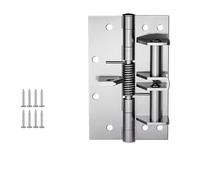 Chiudiporta a 90 gradi, posizionamento ad angolo retto, cerniera di chiusura, chiusura automatica, riduzione del rumore, molla invisibile(Silver)