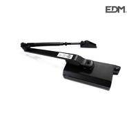 Chiudiporta a braccio 15-30 Kg nero 2 velocità