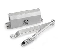 CHIUDIPORTA A BRACCIO 25-35KG CHIUDI PORTA RALLENTATORE PORTONE REGOLABILE ANTA