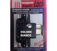 CHIUDIPORTA A MOLLA BARILOTTO SUPER LOCK - COLORE BIANCO - BLOCCAGGIO APERTURA