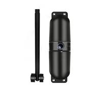 Chiudiporta A Molla Con Montaggio Superficiale In Lega Di Zinco Automatico Fermaporta Accessori For Ferramenta For Porte Stabile, Basso Rumore(Black)
