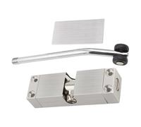 Chiudiporta a molla in acciaio inox automatico regolabile con chiusura