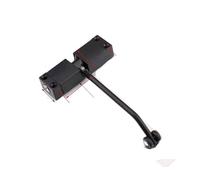 Chiudiporta a molla in acciaio inox, cerniera for porta regolabile automatica, fermaporta di sicurezza for la casa, ferramenta for porte mobili,per una forza di chiusura più forte(Black)