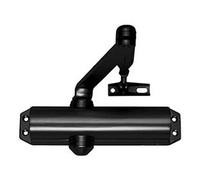 Chiudiporta Aerei Serie DC120 con Arresto, Nero 220 MMX47X52H. (DC12019005)