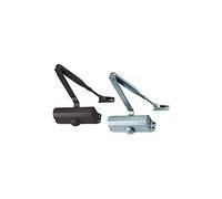 Chiudiporta Aereo 'Dc110' Forza Variabile En 2-3-4, Peso Porta En2 - Kg 25 ÷ 45, Peso Porta En3 - Kg 45 ÷ 60, Peso Porta En4 - Kg 60 ÷ 80, Braccio Con Fermo. Dimensione 177X42Xh64