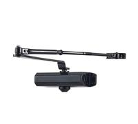 Chiudiporta Automatico 2 Molle Ammortizzatore Idraulico Regolabile Tappo Porta Velocità Chiusura Silenziosa For Hardware Porta Da 25 A 80 Kg Facile Per Uso Domestico Commerciale(Black S)