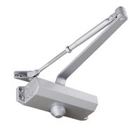 Chiudiporta Automatico 2 Molle Ammortizzatore Idraulico Regolabile Tappo Porta Velocità Chiusura Silenziosa For Hardware Porta Da 25 A 80 Kg Facile Per Uso Domestico Commerciale(Silver M)