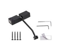 Chiudiporta automatico a molla, Chiudiporta automatico idraulico a montaggio superficiale in acciaio inossidabile nero commerciale for la casa