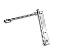 Chiudiporta automatico a molla, Chiudiporta automatico idraulico in acciaio inossidabile for porte con apertura a destra e sinistra Set completo