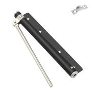 Chiudiporta automatico a molla, Chiudiporta automatico in acciaio inossidabile con montaggio superficiale idraulico a forza regolabile multicolore(Black)