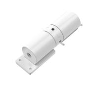 Chiudiporta automatico a molla, Chiudiporta automatico regolabile 30 kg Tampone a molla con chiusura ammortizzata bianco