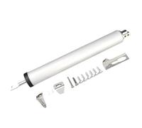 Chiudiporta automatico a molla, Chiudiporta automatico Soft Close 35KG Arresto pneumatico a velocità regolabile multicolore(White)