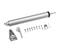 Chiudiporta automatico a molla, Chiudiporta automatico Soft Close 35KG Arresto pneumatico a velocità regolabile multicolore(Sivler)