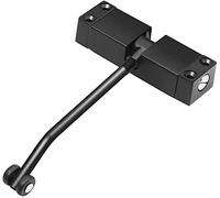 Chiudiporta automatico a molla di sicurezza in acciaio inossidabile superficie con chiusura automatica a comando idraulico(Black)
